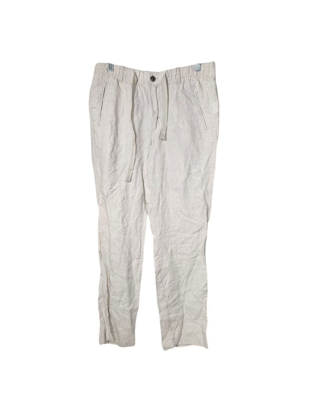 Tasso Elba Linen Casual Pants M